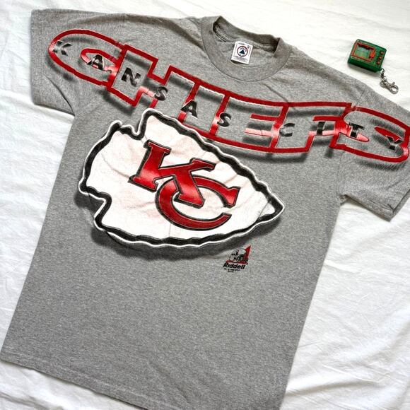 Vintage 90’s Kansas City Chiefs T-Shirt - M - Picture 1 of 4